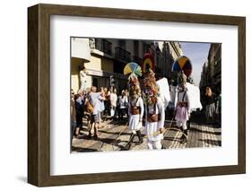 International Festival Iberian Mask, Lisbon, Portugal-Ben Pipe-Framed Photographic Print