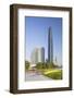 International Finance Centre and Skyscrapers in Zhujiang New Town-Ian Trower-Framed Photographic Print