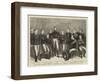 International Football Match at Kennington Oval, England V Scotland, the Scotch Team-null-Framed Giclee Print