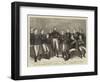 International Football Match at Kennington Oval, England V Scotland, the Scotch Team-null-Framed Giclee Print