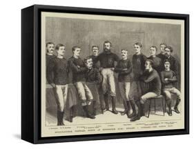 International Football Match at Kennington Oval, England V Scotland, the Scotch Team-null-Framed Stretched Canvas