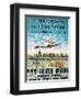 International Great Lakes Flying Boat Cruise, Chicago to Detroit, c.1913-null-Framed Art Print