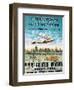 International Great Lakes Flying Boat Cruise, Chicago to Detroit, c.1913-null-Framed Art Print