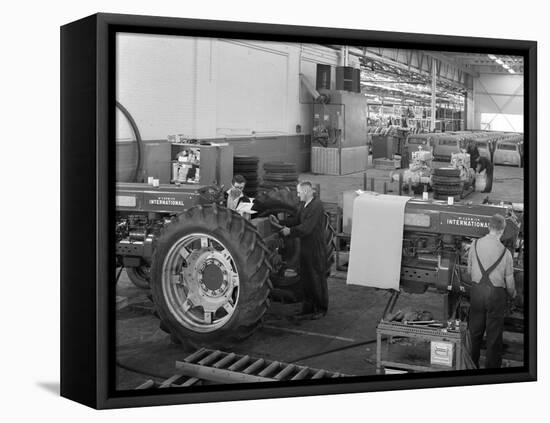 International Harvester Tractor Factory, Doncaster, South Yorkshire, 1966-Michael Walters-Framed Stretched Canvas