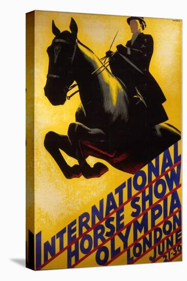 International Horse Show Advert-null-Stretched Canvas