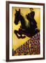 International Horse Show Advert-null-Framed Art Print