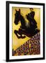 International Horse Show Advert-null-Framed Art Print