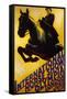 International Horse Show Advert-null-Framed Stretched Canvas