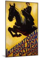 International Horse Show Advert-null-Mounted Art Print