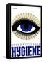 International Hygiene Eye-Vintage Apple Collection-Framed Stretched Canvas
