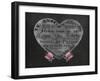 International I Love You heart-Tina Lavoie-Framed Giclee Print