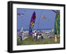 International Kite Festival, Long Beach, Washington, USA-William Sutton-Framed Photographic Print