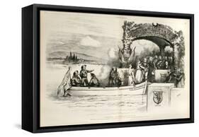International Law - the Better Way..., 1874-Thomas Nast-Framed Stretched Canvas