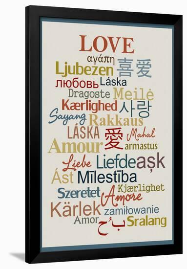 International Love-null-Framed Poster