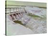 International Nickel Company- Kelsey Dam on the Nielsen River, Manitoba-Terence Cuneo-Stretched Canvas