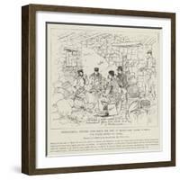 International Officers' Mess Inside the Fort of Butsunaria-Melton Prior-Framed Giclee Print