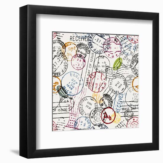 International Postal Marks-null-Framed Art Print