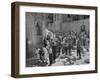 International Red Cross Employees Helping Jewish Refugees-null-Framed Photographic Print