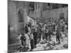 International Red Cross Employees Helping Jewish Refugees-null-Mounted Photographic Print