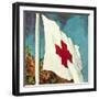 International Red Cross Flag-English School-Framed Giclee Print