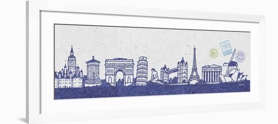 International Skyline II-Sudi Mccollum-Framed Premium Giclee Print