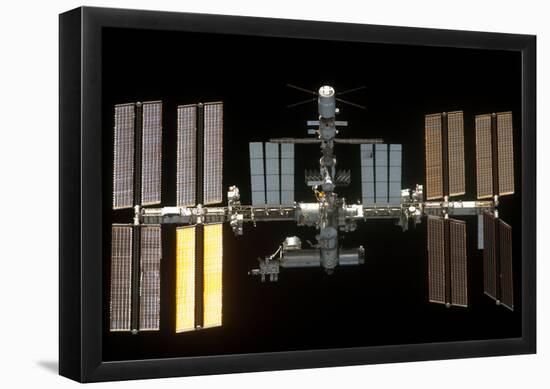 International Space Station 2011 4 Photo Poster-null-Framed Poster