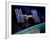 International Space Station, Artwork-David Ducros-Framed Photographic Print