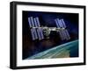 International Space Station, Artwork-David Ducros-Framed Photographic Print