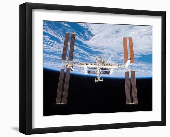 International Space Station in 2007-null-Framed Photo