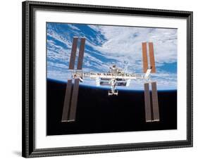 International Space Station in 2007-null-Framed Photo