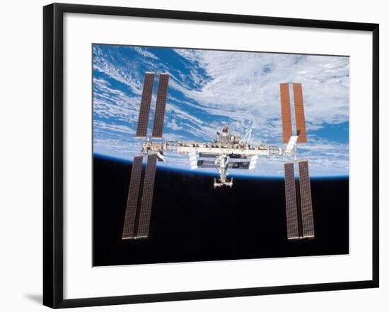 International Space Station in 2007-null-Framed Photo