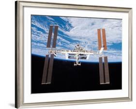 International Space Station in 2007-null-Framed Photo