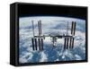 International Space Station in 2009-null-Framed Stretched Canvas