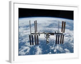 International Space Station in 2009-null-Framed Photo