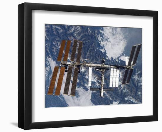 International Space Station-Stocktrek Images-Framed Photographic Print