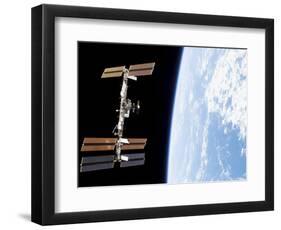 International Space Station-Stocktrek Images-Framed Photographic Print