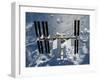 International Space Station-Stocktrek Images-Framed Photographic Print