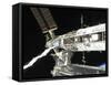 International Space Station-Stocktrek Images-Framed Stretched Canvas