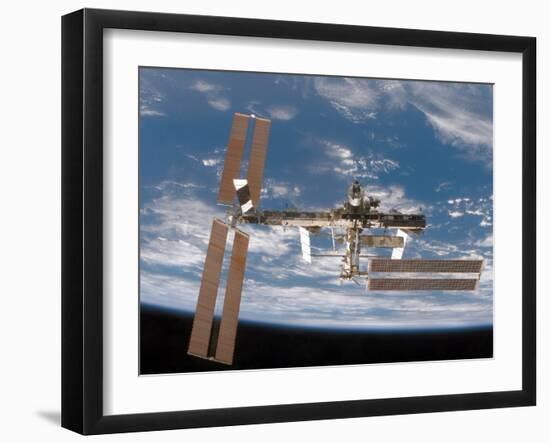 International Space Station-Stocktrek Images-Framed Premium Photographic Print