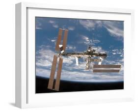 International Space Station-Stocktrek Images-Framed Premium Photographic Print