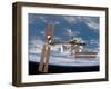 International Space Station-Stocktrek Images-Framed Photographic Print