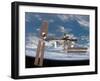 International Space Station-Stocktrek Images-Framed Photographic Print