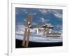 International Space Station-Stocktrek Images-Framed Photographic Print