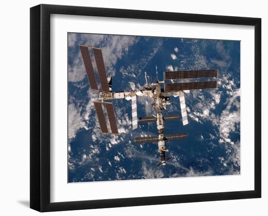 International Space Station-Stocktrek Images-Framed Photographic Print