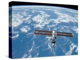 International Space Station-Stocktrek Images-Stretched Canvas