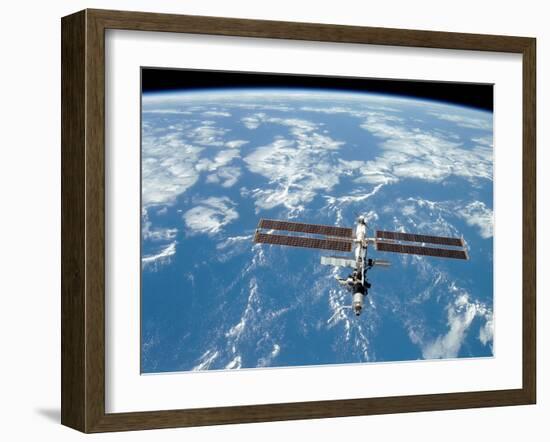 International Space Station-Stocktrek Images-Framed Photographic Print