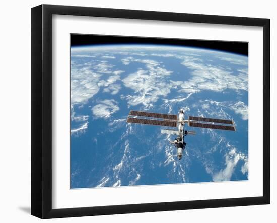 International Space Station-Stocktrek Images-Framed Photographic Print