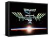 International Space Station-null-Framed Stretched Canvas