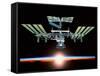 International Space Station-null-Framed Stretched Canvas