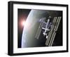 International Space Station-Roger Harris-Framed Photographic Print